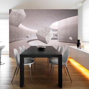 KUNSTLOFT Vliestapete »Art of Symmetry«, lichtbeständige Design Tapete
