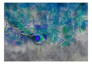 KUNSTLOFT Vliestapete »Peacock Feathers«, lichtbeständige Design Tapete