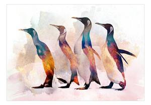 KUNSTLOFT Vliestapete »Penguin Wandering«, lichtbeständige Design Tapete