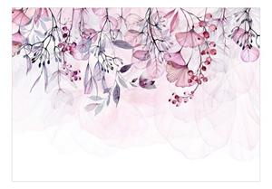 KUNSTLOFT Vliestapete »Foggy Nature - Pink«, lichtbeständige Design Tapete