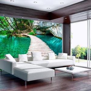 KUNSTLOFT Vliestapete »Plitvice Lakes National Park, Croatia«, lichtbeständige Design Tapete