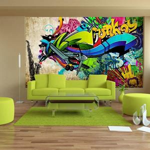 KUNSTLOFT Vliestapete »Funky - graffiti«, lichtbeständige Design Tapete