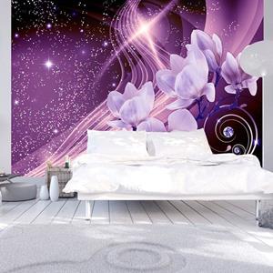 KUNSTLOFT Vliestapete »Purple Milky Way«, lichtbeständige Design Tapete