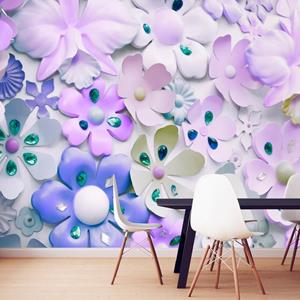 KUNSTLOFT Vliestapete »Purple Sweetness«, lichtbeständige Design Tapete