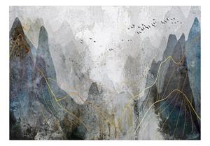 KUNSTLOFT Vliestapete »Misty Mountain Pass«, lichtbeständige Design Tapete