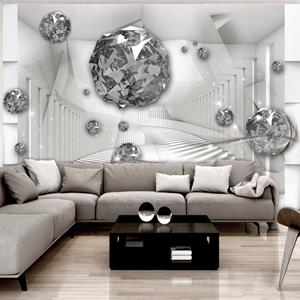 KUNSTLOFT Vliestapete »Diamond Chamber«, lichtbeständige Design Tapete