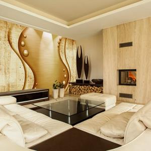 KUNSTLOFT Vliestapete »Honey waves«, lichtbeständige Design Tapete