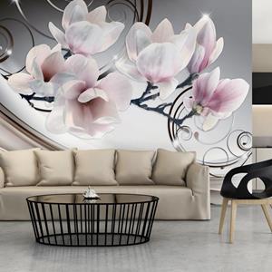 KUNSTLOFT Vliestapete Beauty of Magnolia, lichtbeständige Design Tapete