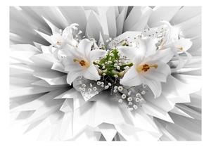 KUNSTLOFT Vliestapete »Floral Explosion«, lichtbeständige Design Tapete