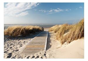 KUNSTLOFT Vliestapete »Lonely Beach«, lichtbeständige Design Tapete