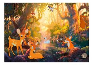 KUNSTLOFT Vliestapete »Animals in the Forest«, lichtbeständige Design Tapete