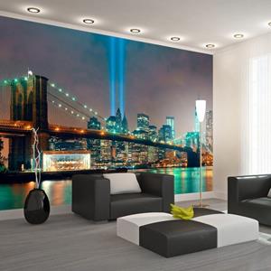 KUNSTLOFT Vliestapete »Light of NYC«, lichtbeständige Design Tapete