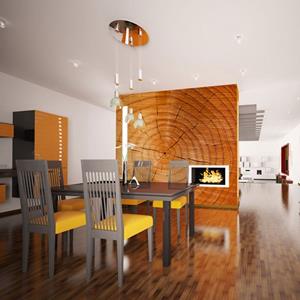 KUNSTLOFT Vliestapete »Jahresringe auf einem Baumstamm«, lichtbeständige Design Tapete