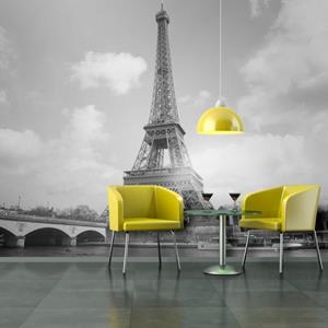 KUNSTLOFT Vliestapete »Seine und Eiffelturm«, lichtbeständige Design Tapete