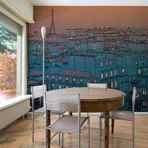 KUNSTLOFT Vliestapete »Guten Abend Paris!«, lichtbeständige Design Tapete