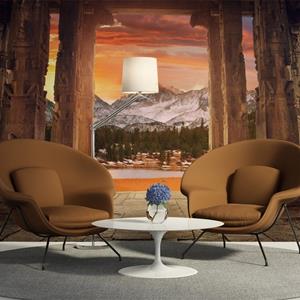 KUNSTLOFT Vliestapete »Trail of rocky temples«, lichtbeständige Design Tapete