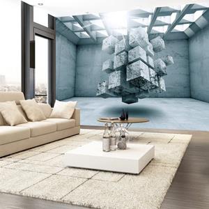 KUNSTLOFT Vliestapete »Trapped in Space«, lichtbeständige Design Tapete