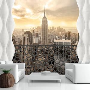 KUNSTLOFT Vliestapete »Light of New York«, lichtbeständige Design Tapete