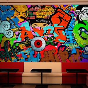 KUNSTLOFT Vliestapete »Graffiti art«, lichtbeständige Design Tapete