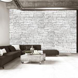 KUNSTLOFT Vliestapete »White Brick«, lichtbeständige Design Tapete