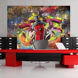 KUNSTLOFT Vliestapete »Graffiti monster«, lichtbeständige Design Tapete