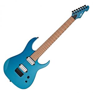 Gear4Music Harlem S 7-String Electric Guitar by  Blue Sparkle