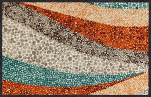 Salonloewe Fußmatte » Fußmatte Mosaic Wave 045x070 cm«, , Rechteckig, Höhe 7 mm