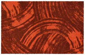 Salonloewe Fußmatte » Fußmatte Paintbrush terra 045x070 cm«, , Rechteckig, Höhe 7 mm