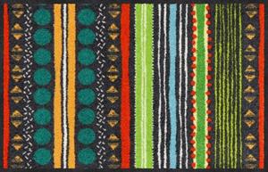 Salonloewe Fußmatte » Fußmatte Stripes Composite colourful 045x070 cm«, , Rechteckig, Höhe 7 mm