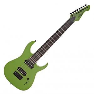 Gear4Music Harlem S 8-String Electric Guitar by  Slime Green