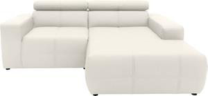 Domo Collection Ecksofa Brandon, Mit Kopfteilverstellung, auch in Leder