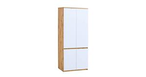 Kleiderschrank Drehtürenschrank Arcca 80cm 4-türig Farbe wählbar braun