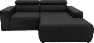 Domo Collection Ecksofa Brandon, Mit Kopfteilverstellung, auch in Leder