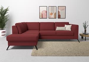 Sit&More Ecksofa, inklusive Sitztiefenverstellung, wahlweise mit Bettfunktion, 15cm hoch