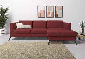 Sit&More Ecksofa, inklusive Sitztiefenverstellung, wahlweise mit Bettfunktion, 15cm hoch