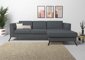 Sit&More Ecksofa, inklusive Sitztiefenverstellung, wahlweise mit Bettfunktion, 15cm hoch