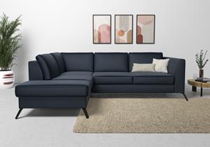 Sit&More Ecksofa, inklusive Sitztiefenverstellung, wahlweise mit Bettfunktion, 15cm hoch