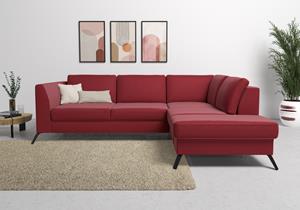 Sit&More Ecksofa, inklusive Sitztiefenverstellung, wahlweise mit Bettfunktion, 15cm hoch