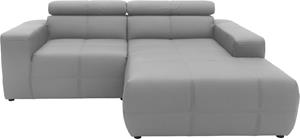 Domo Collection Ecksofa Brandon, Mit Kopfteilverstellung, auch in Leder