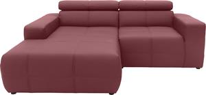 Domo Collection Ecksofa Brandon, Mit Kopfteilverstellung, auch in Leder