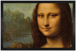 1art1 Fußmatte »Leonardo Da Vinci - Mona Lisa, 15031506«, , Höhe 5 mm