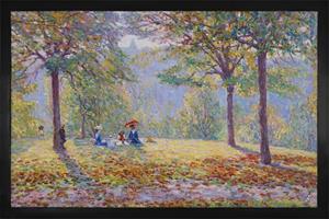 1art1 Fußmatte »Wynford Dewhurst - Das Picknick, 1908«, , Höhe 5 mm