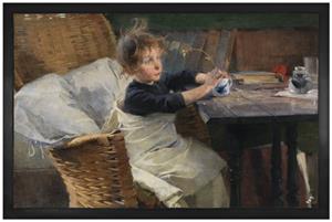1art1 Fußmatte »Helene Schjerfbeck - Rekonvaleszenz, 1888«, , Höhe 5 mm