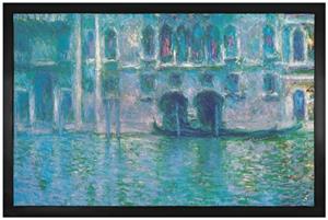 1art1 Fußmatte »Claude Monet - Palazzo Da Mula Morosini in Venedig, 1908«, , Höhe 5 mm