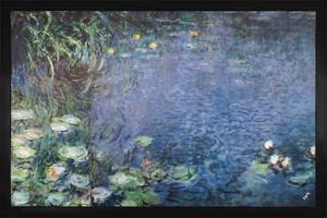 1art1 Fußmatte »Claude Monet - Seerosen, Morgen«, , Höhe 5 mm