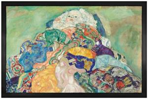 1art1 Fußmatte »Gustav Klimt - Baby (Wiege) 1917-1918«, , Höhe 5 mm
