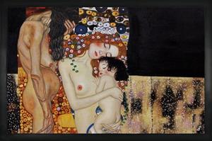 1art1 Fußmatte »Gustav Klimt - Die Drei Lebensalter Der Frau, 1905«, , Höhe 5 mm