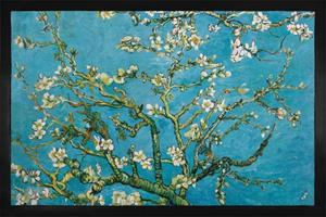 1art1 Fußmatte »Vincent Van Gogh - Blühende Mandelbaumzweige, 1890«, , Höhe 5 mm