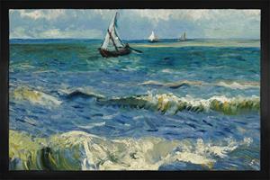 1art1 Fußmatte »Vincent Van Gogh - Das Meer Bei Saintes- Maries-de-la-Mer, 1888«, , Höhe 5 mm