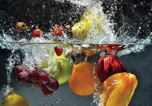 Wallarena Fototapete »Obst Wasser Weintrauben Orangen Vlies Tapete Wandtapete Küche«, Glatt, Natur, Vliestapete inklusive Kleister